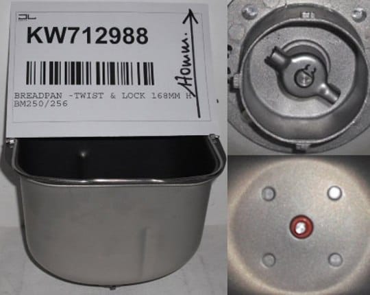 Контейнер KW712988 для хліба Kenwood BM250